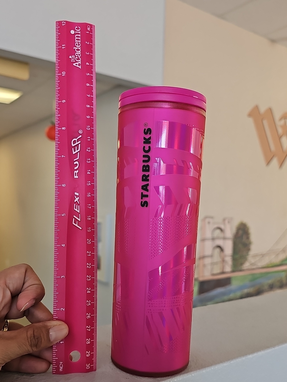 Starbucks Hot Pink Stainless Travel Tumbler